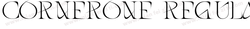 CornerOne Regular字体转换